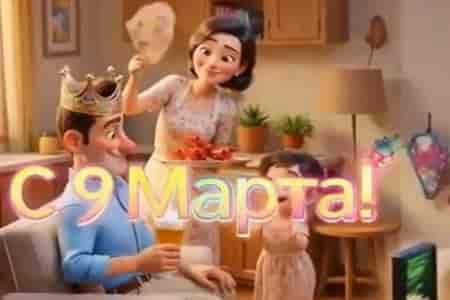 Прикольное Поздравление с 9 марта
