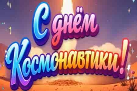 Весёлое Поздравление с Днём Космонавтики