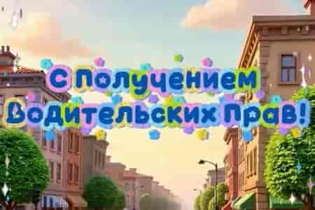 Поздравление с Получением Водительских Прав