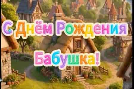 Поздравление с Днём Рождения Бабушке