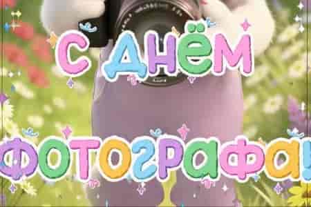 Музыкальное Поздравление с Днём Фотографа