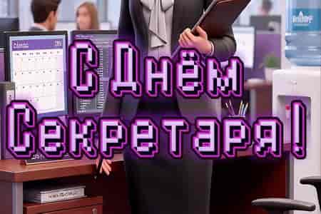 Весёлое Поздравление с Днем Секретаря