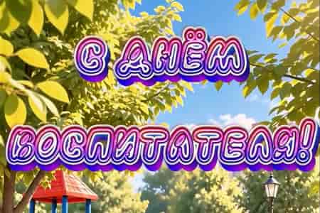 Весёлое Поздравление с Днём Воспитателя