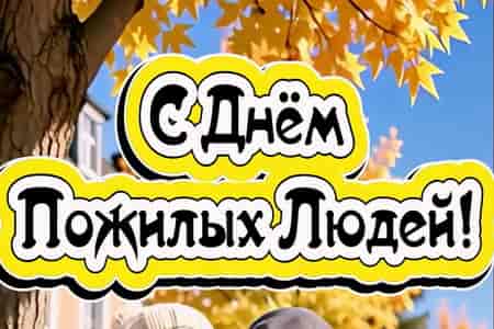 Весёлое Поздравление с Днём Пожилых Людей